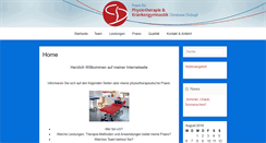Desktop Screenshot of physiotherapie-dickopf.de