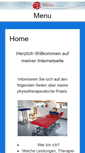 Mobile Screenshot of physiotherapie-dickopf.de